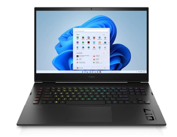 Slika HP OMEN prenosnika z diagonalo zaslona 17 palcev
